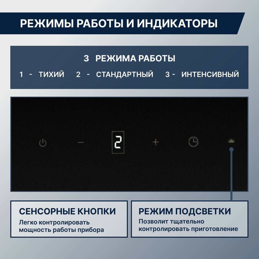 Вытяжка для кухни встраиваемая DeLonghi COSETTA NB 825, 70 см, кухонная вытяжка, вытяжка на кухню — фото 1