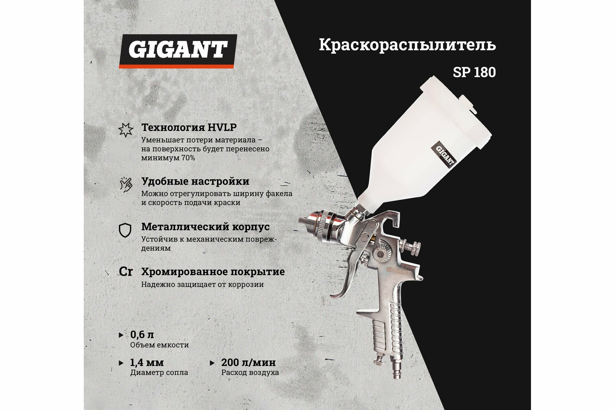фото Gigant Краскораспылитель SP 180