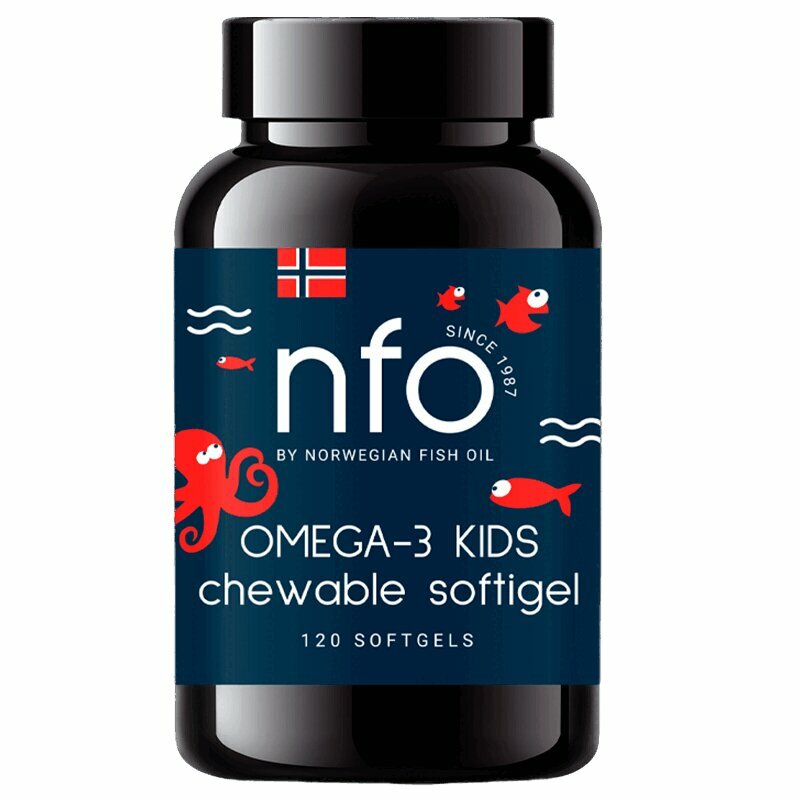 Нфо Омега-3 Капс. жев. с Витамином Д №120