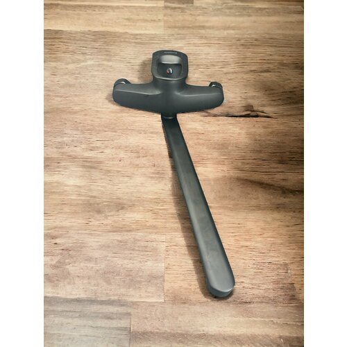 Смеситель для кухни настенный с длинным изливом черный