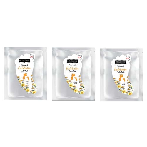 Маска-носочки для ног MondSub отшелушивающая с ромашкой 40г 3 шт 696₽