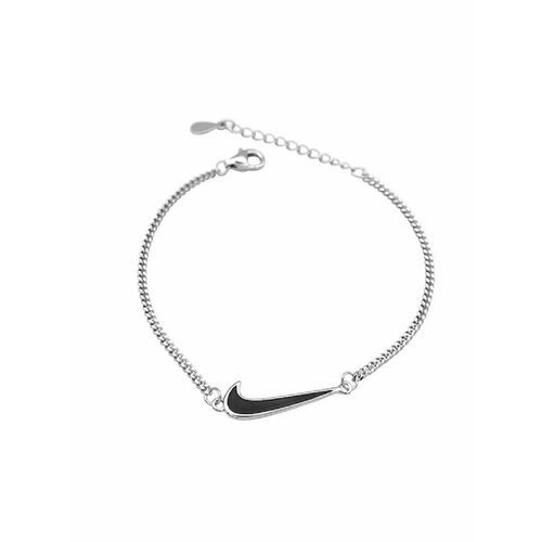 Браслет-цепочка, размер 16 см, серебристый