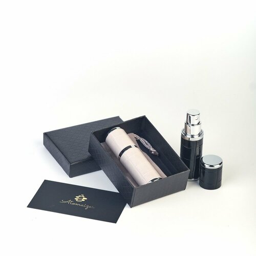 Атомайзер , 2 шт., 5 мл, черный / белый