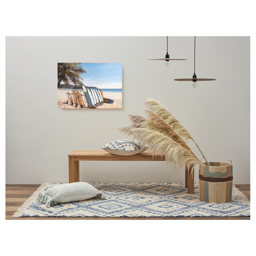 Панно декоративное с эффектом Bergenson Bjorn 3D Surf Beach 70х50см - фото №6