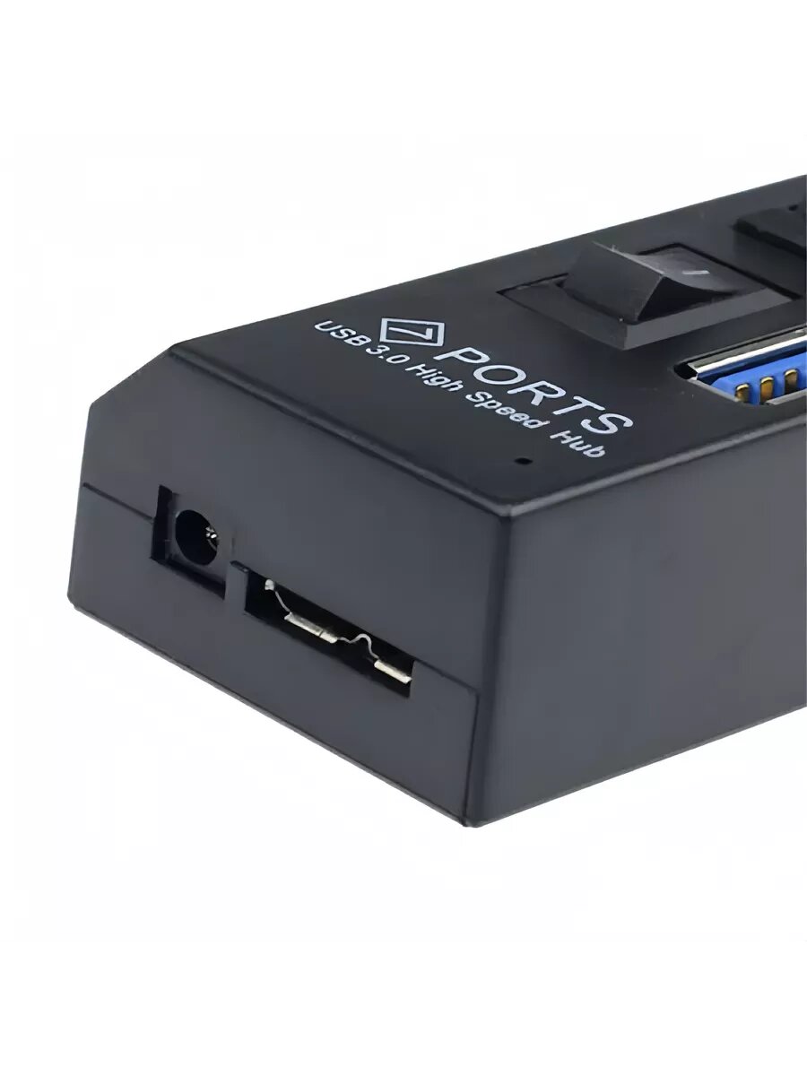 Хаб разветвитель USB 7 портов — фото 1