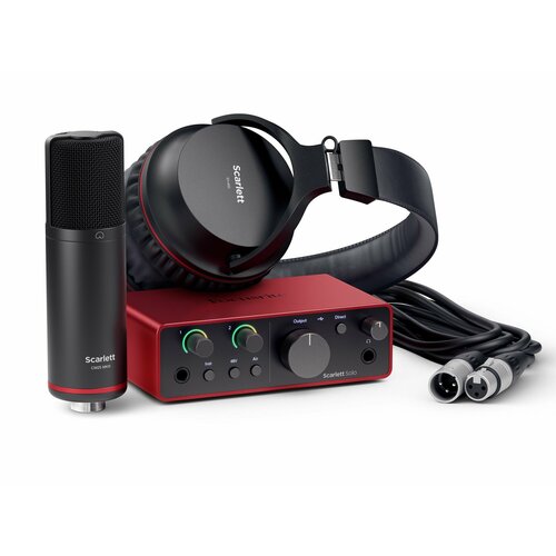 Комплект для студии звукозаписи Focusrite Scarlett Solo Studio 4th Gen