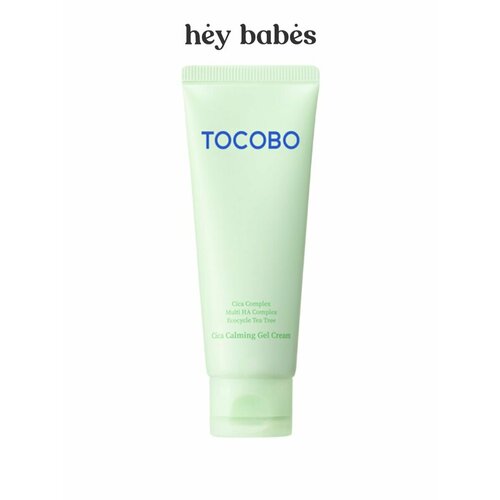 Успокаивающий крем-гель для лица с экстрактом центеллы TOCOBO Cica Calming Gel Cream
