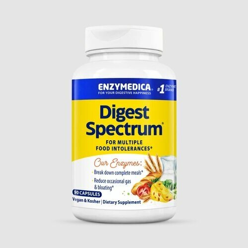 Enzymedica, Digest Spectrum, Ферменты для пищеварения, 90 капсул