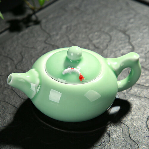 Заварочный чайник 180 мл для чайной церемонии с рыбкой Кои