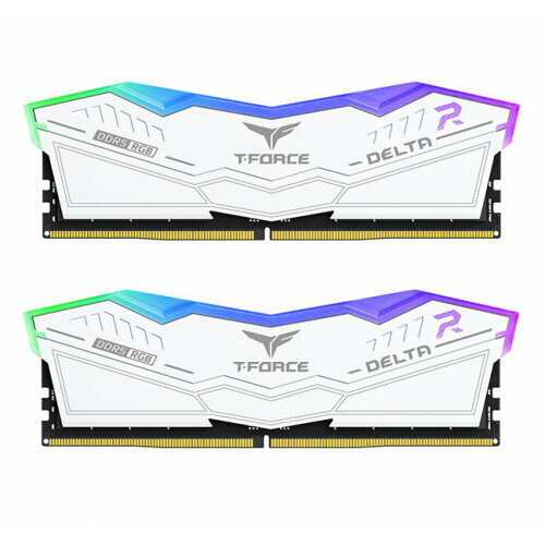 Оперативная память Teamgroup DDR5 32GB 2x16GB 6000MHz PC-48000 T-Force Delta RGB CL28 28-36-36-76 140V FF4D532G6000HC28ADC01 15570₽