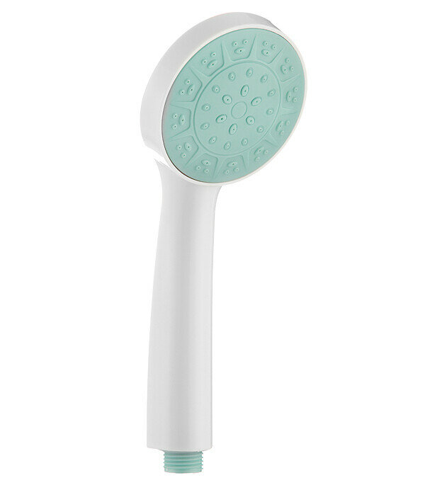 Лейка для душа Union d83 мм 1 режим без шланга пластик белая (MW071)