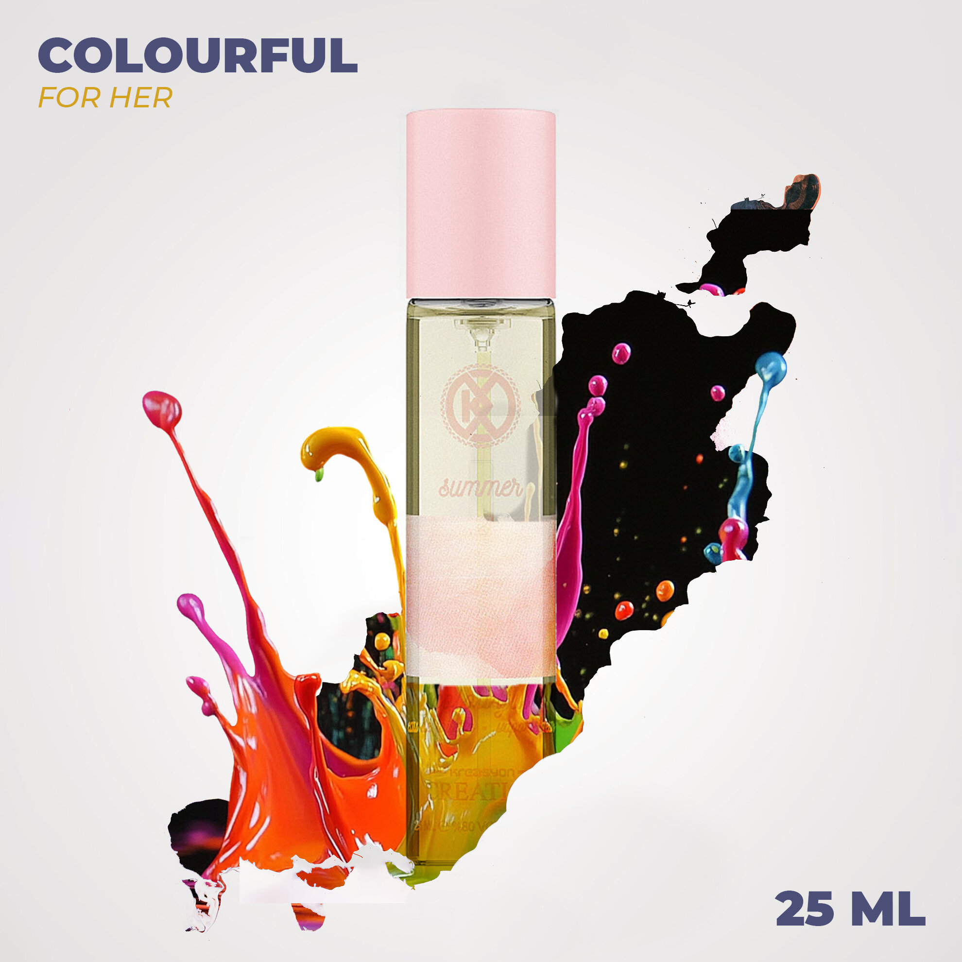 Туалетная вода женская Kreasyon Creation COLOURFUL edt for woman 25ml
