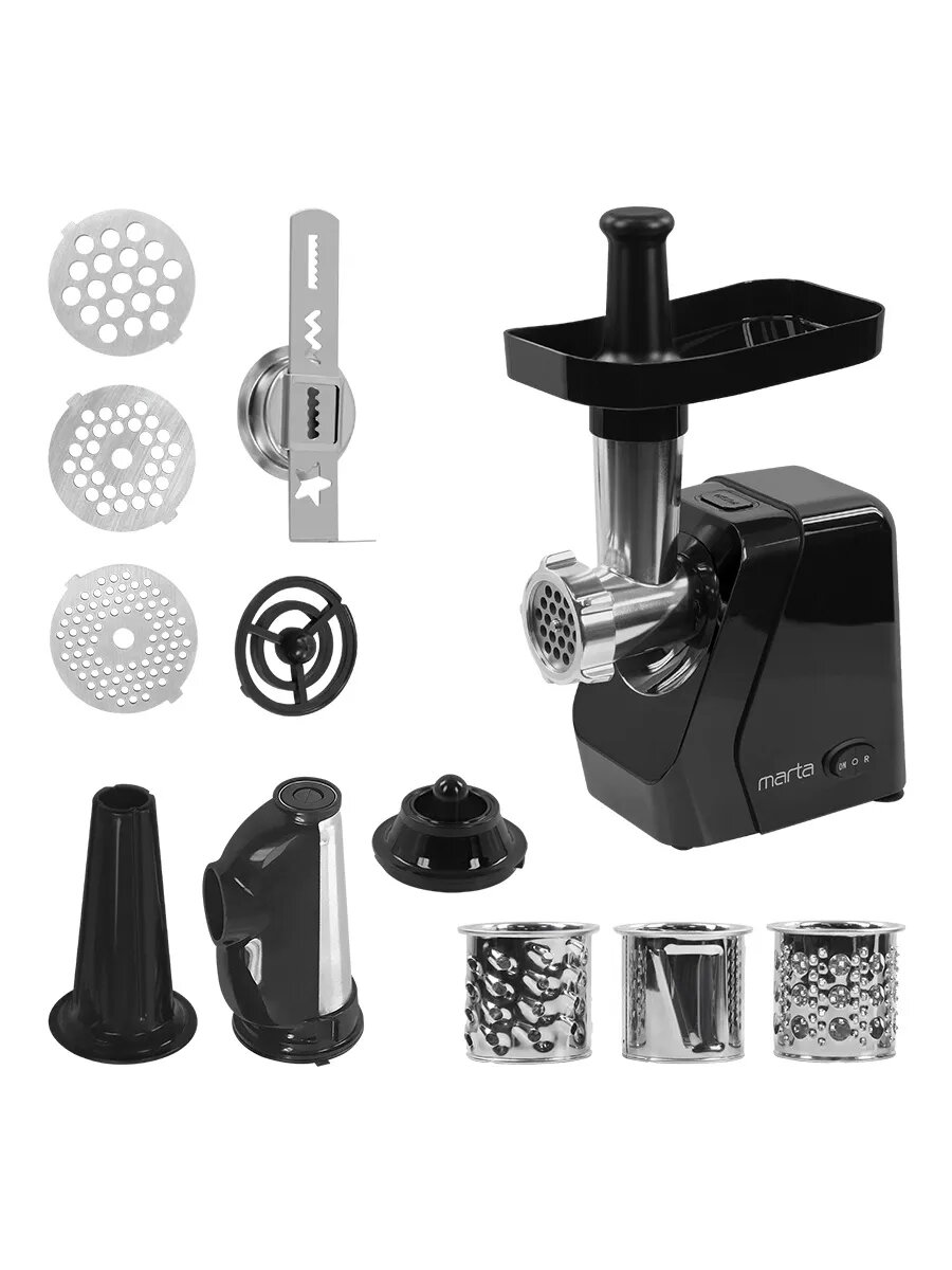 фото MARTA MT-MG2029C темный агат мясорубка