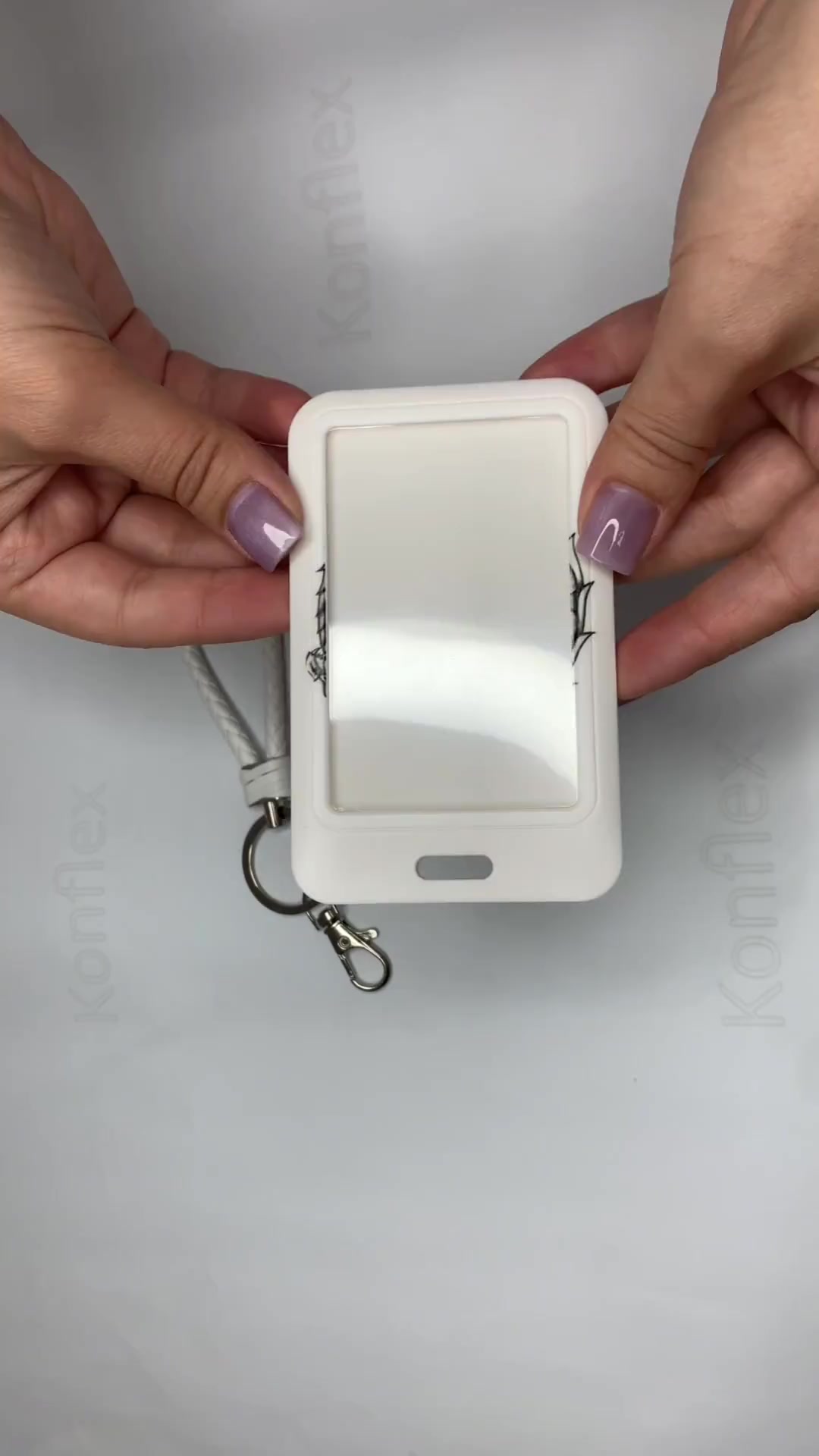 Картхолдер , фактура глянцевая, черный — фото 1