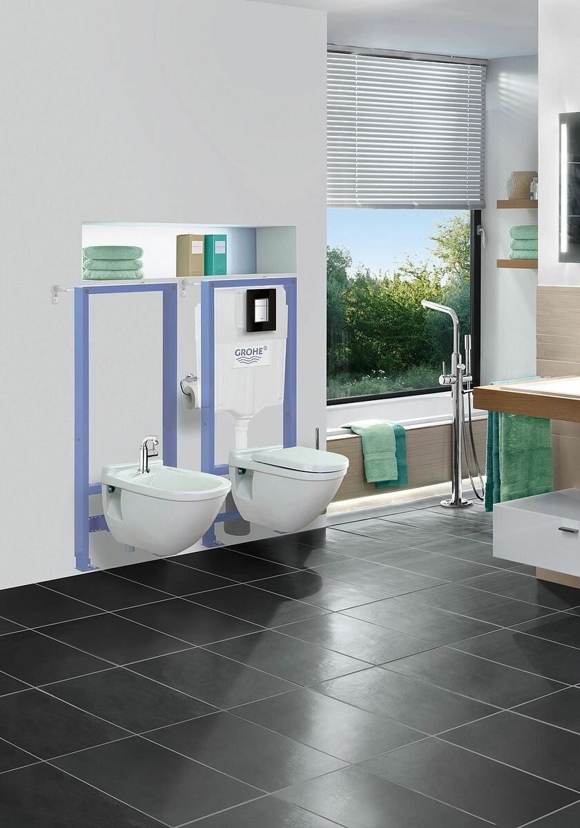 Система инсталляции для биде GROHE Rapid SL 1,13 м для монтажа перед стеной 38553001 — фото 1