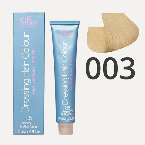 Изображение товара Краска для волос безаммиачная Silky Dressing Haircolor 003 Тонер золотистый, 100 мл