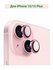 Защитное стекло на линзы камер Iphone 15/ 15 Plus Remax Pink