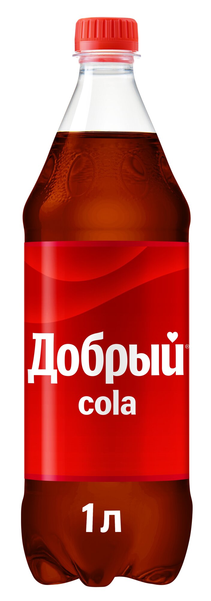 Напиток газированный Добрый, Кола, 1 л, в пластиковой бутылке — фото 1