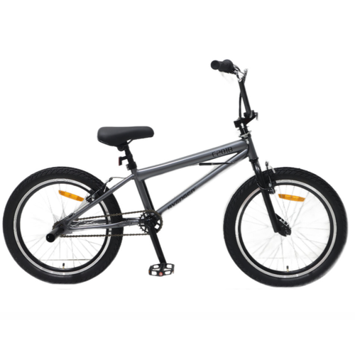 Avenger BMX C201B 20" Рост 10" серый Сталь 1ск Ножные Без аморт.