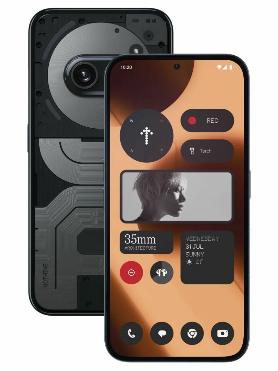 Смартфон Nothing Phone 2a Plus 12/256Gb Black (Черный) Global Version