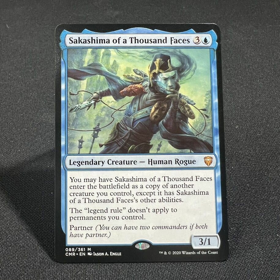 Sakashima of a Thousand Faces CMR #89 Оригинальная коллекционная карточная игра Magic the gathering