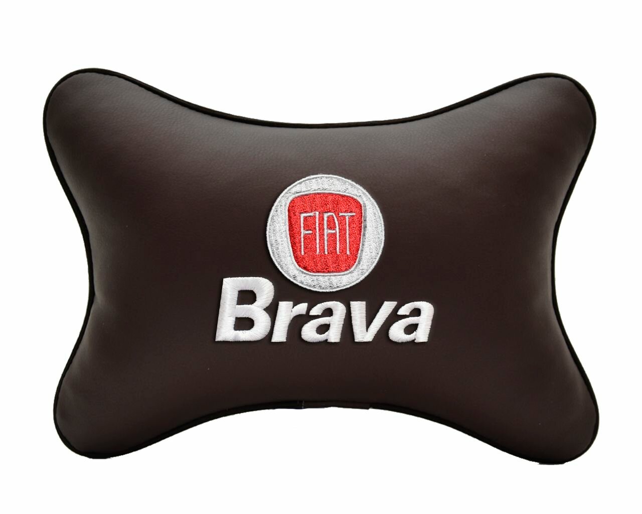 Подушка на подголовник коричневая экокожа FIAT Brava