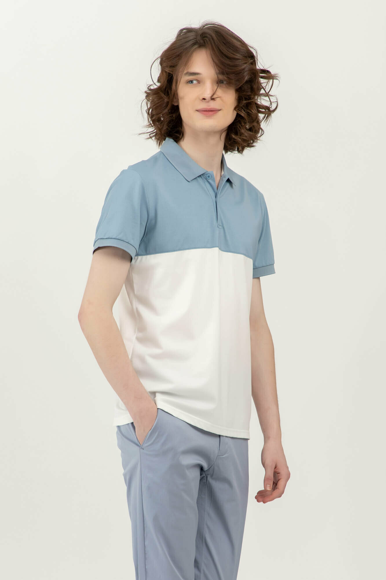 Поло спортивное TERRA PRO, 1 шт., размер S, blue — фото 1