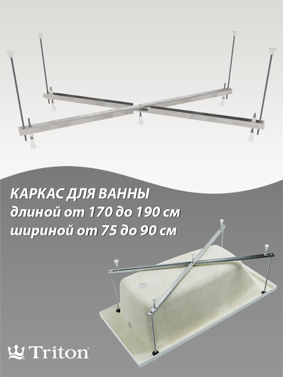 Каркас к ванне 170-190х75-90 см