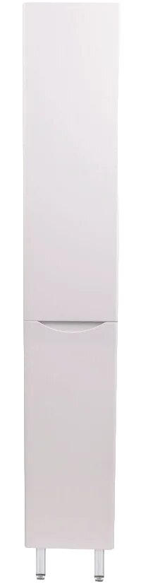 Шкаф-пенал для ванной Style Line Бергамо Люкс Plus 30 с бельевой корзиной напольный 30 см белый подвесной