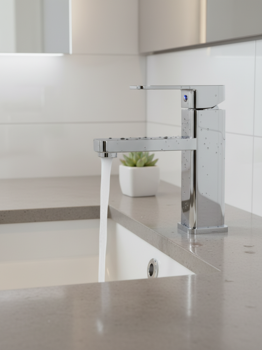 Смеситель для раковины в ванную NAVITER AVA1-341, кран для ванной, цвет: хром