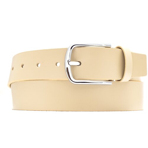 фото Ремень sergio manetti, размер 115-125, бежевый