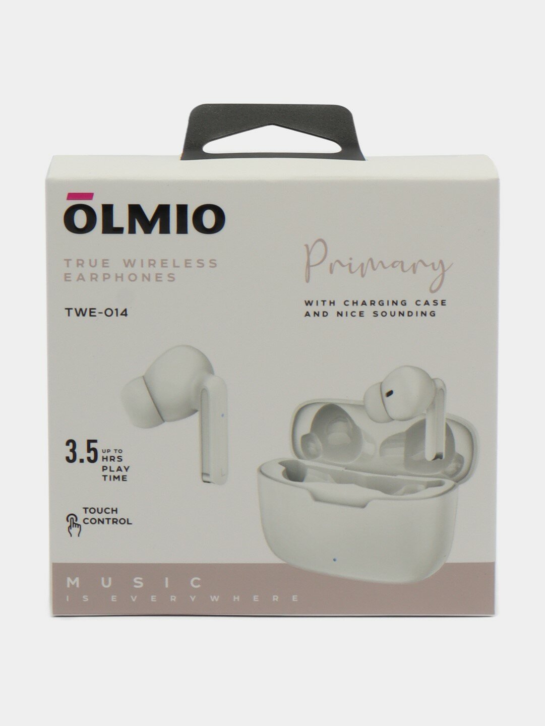 Наушники Olmio 044029 TWE-14 True Wireless белые - фото №17