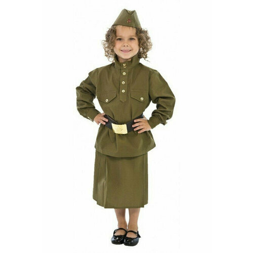 фото Детский военный костюм для девочек вестифика