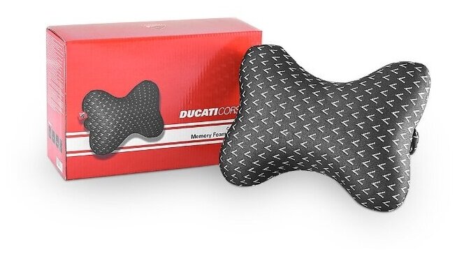 Подушка автомобильная Ducati Corse на подголовник с эффектом памяти