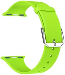 Lyambda Силиконовый ремешок Alcor для Apple Watch 38/40 mm, green