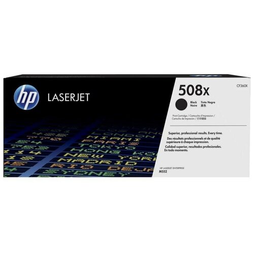 Картридж HP 508X CF360X для LaserJet M552/M553, черный