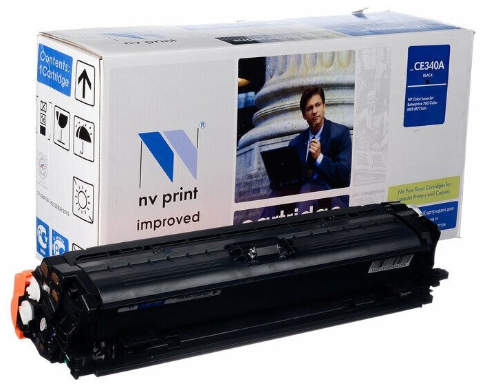 Картридж NV-Print CE340A для HP CLJ MFP M775 13500стр Черный