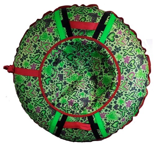 Тюбинг Superbak Бабочки, 100 см, зеленый