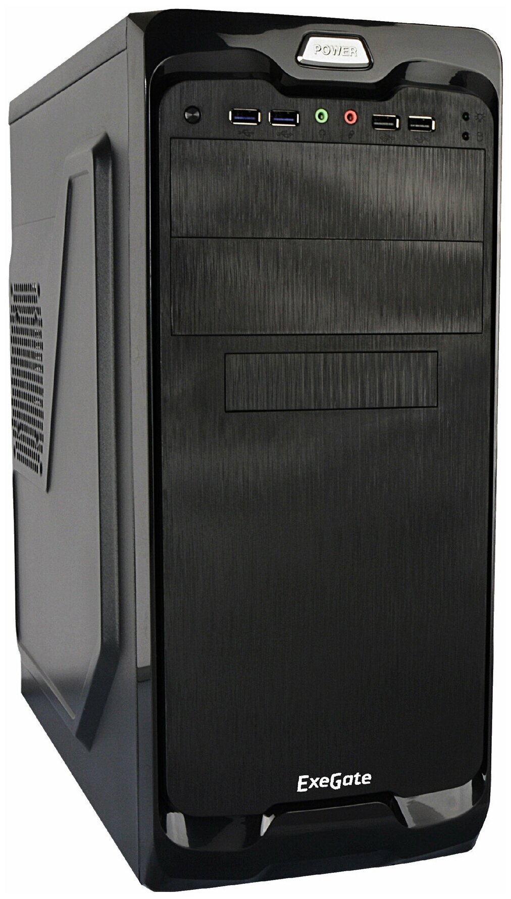 Miditower Exegate (un-604) Black ATX 500W (ex269438rus) .