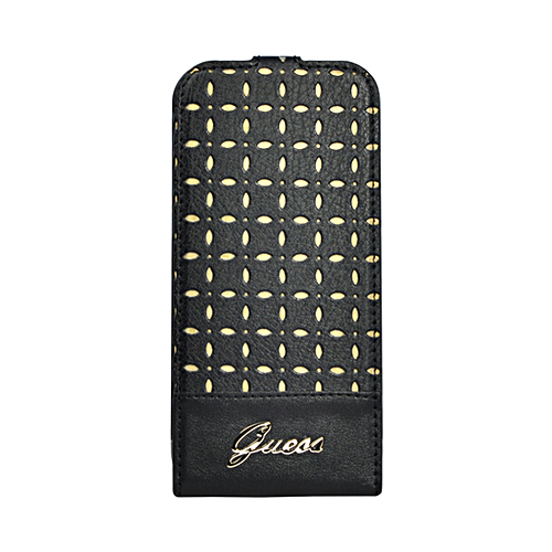 фото Чехол guess gianina flip для iphone 6 / 6s - black