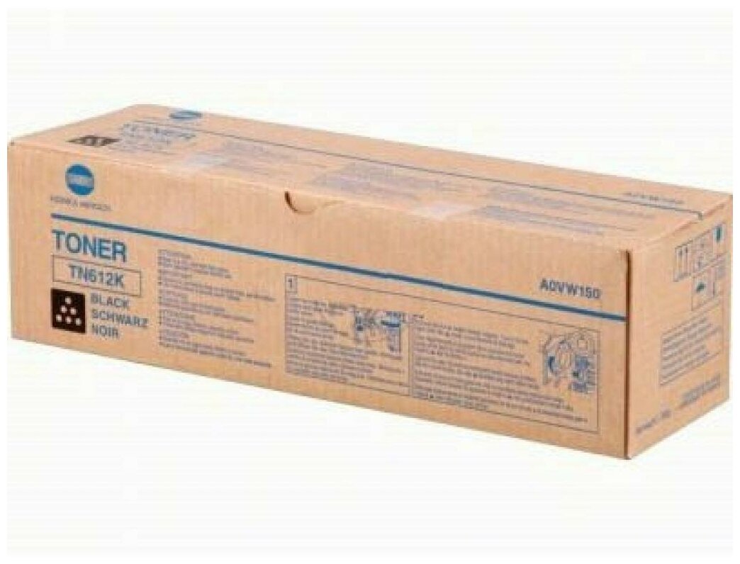 Konica Minolta Тонер-картридж оригинальный Konica Minolta TN-612K A0VW150 черный 25K