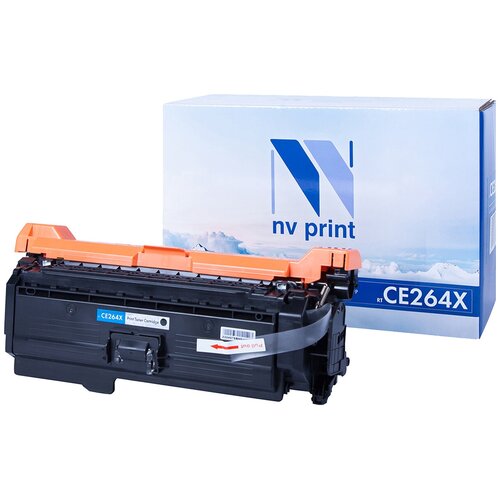 Картридж NV Print CE264X для HP, 17000 стр, черный картридж hp ce264x 17000 стр черный