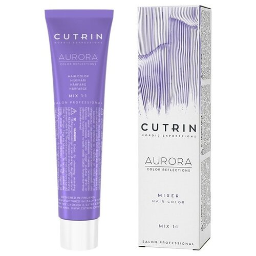CUTRIN Крем-краска для волос AURORA COLOR REFLECTION 0.43 Апельсиновый микс-тон / Стойкая крем-краска для волос Aurora Color Reflection 60 мл