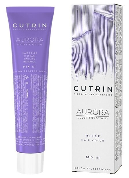 Cutrin Aurora - Крем-краска для волос 0.56 Фиолетовый микс-тон 60 мл - фото №1