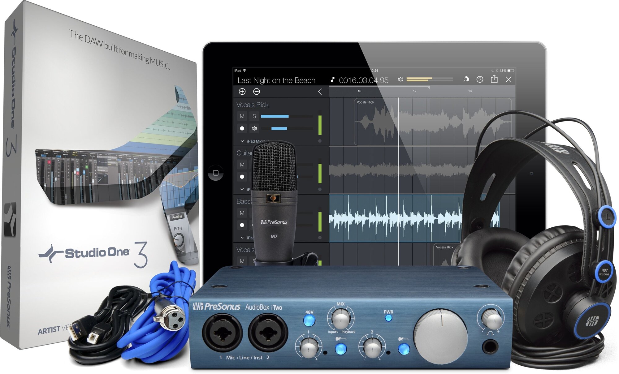 Внешняя звуковая карта PreSonus AudioBox iTwo Studio