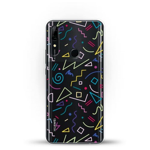 фото Силиконовый чехол цветной узор на huawei p smart z andy & paul