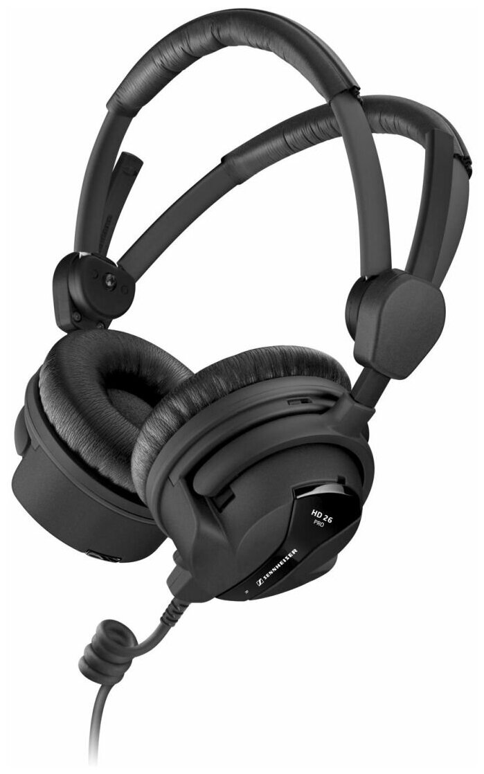 Наушники мониторы Sennheiser HD 26 PRO 1.5м черный проводные (оголовье)