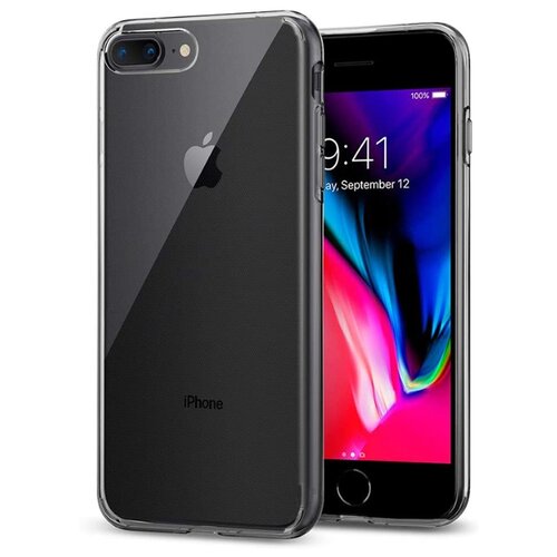 фото Чехол силиконовый для apple iphone 7 plus / 8 plus (прозрачный) нет