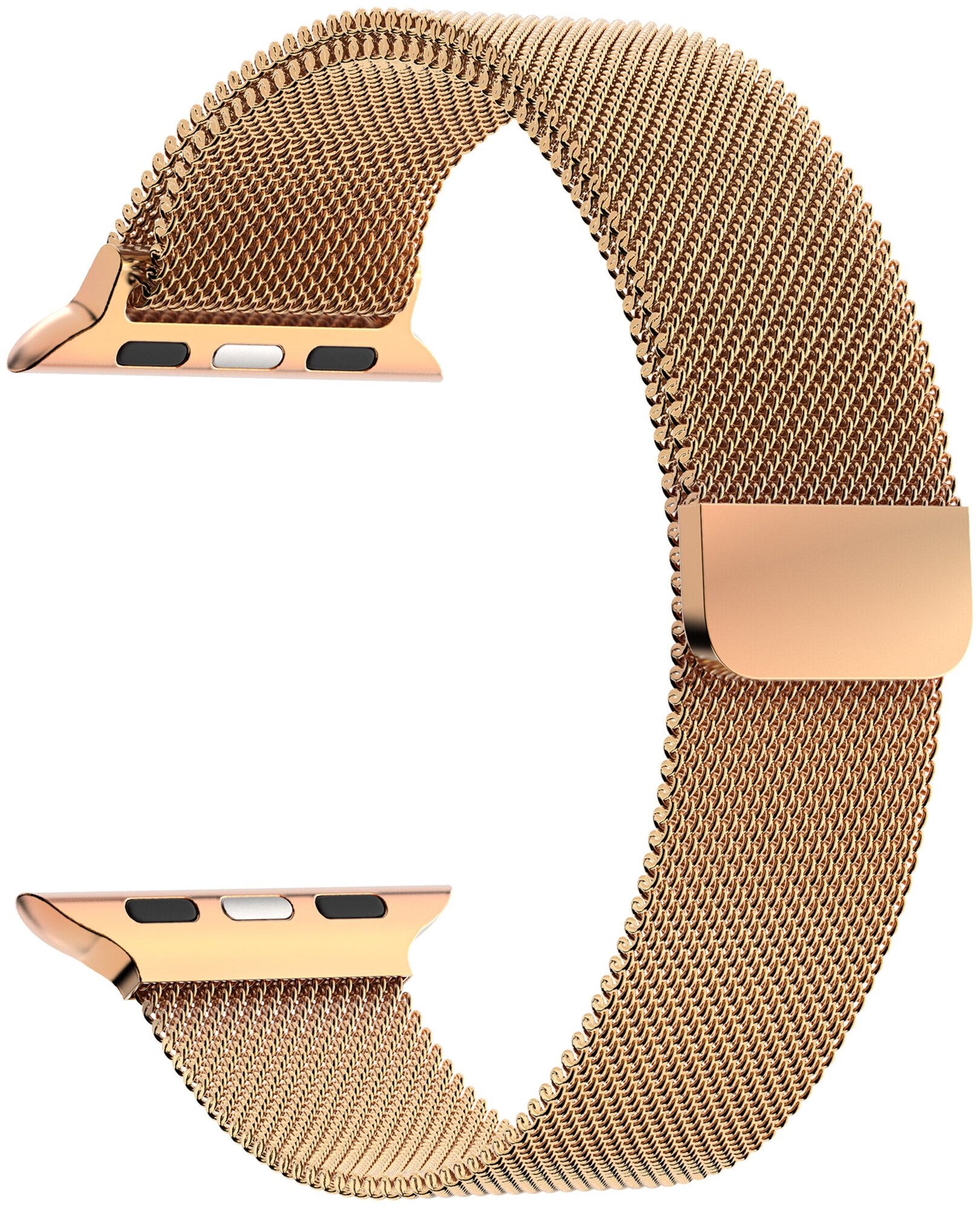 Ремешок из нержавеющей стали для Apple Watch 42/44 mm LYAMBDA CAPELLA DS-APM02-44-RG Rose Gold