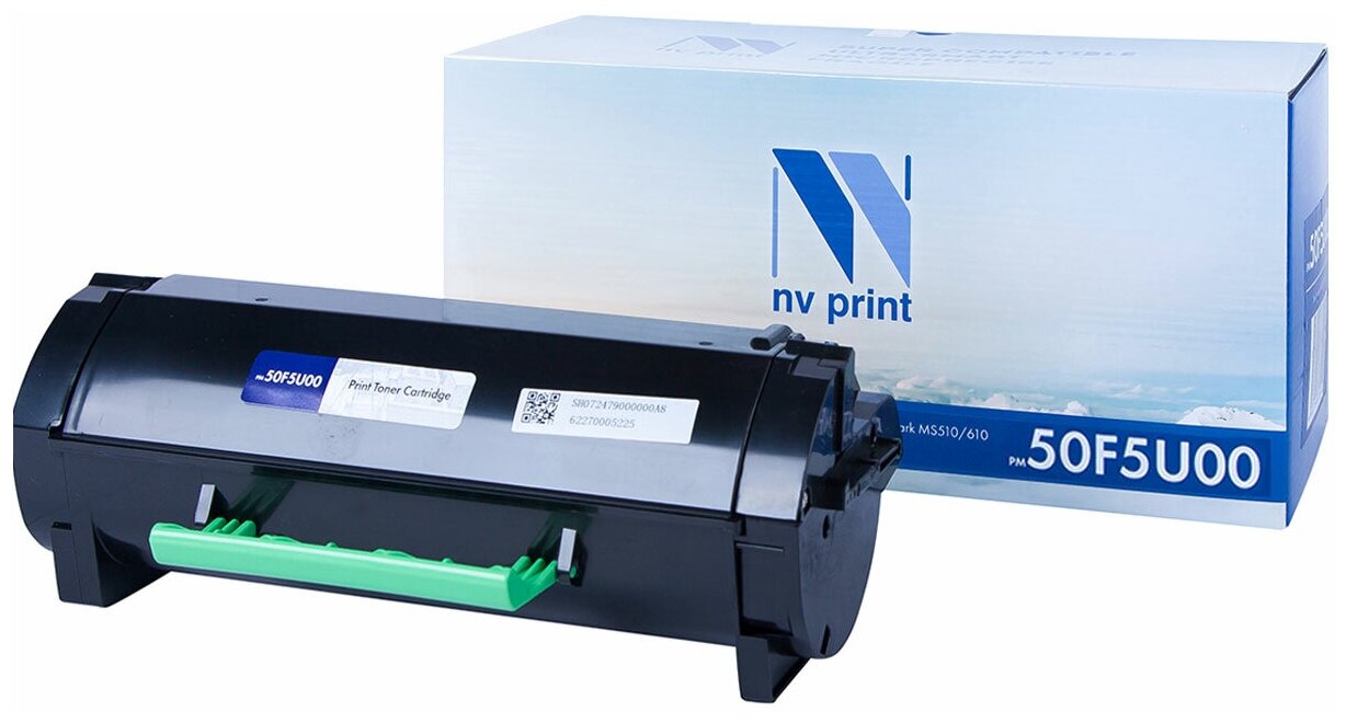 Картридж NV Print 50F5U00 для Lexmark, 20000 стр, черный